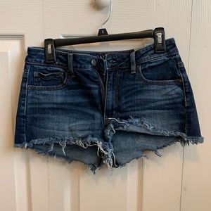 Blue Jean ripped shorts